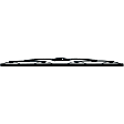 2009 Chevrolet Silverado 1500 - Front, Driver or Passenger Side Wiper Blade, Framed, 22 in., Professional Series
