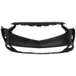 Front Primed Bumper Cover, For Models without Parking Aid Sensor, CAPA Certified