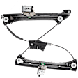 Front, Driver Side Power Window Regulator, Without Motor