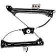 Front, Driver Side Power Window Regulator, Without Motor