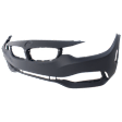 Front Primed Bumper Cover, For Models without M Sport Package, CAPA Certified