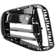 Front, Driver Side Bumper Grille, Gloss Black