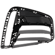 Front, Driver Side Bumper Grille, Gloss Black