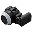 Front, Outer Parking Assist Sensor, Angled, 3-Pin Connector, Plugged, with Fastening Ring