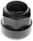611-347 AutoGrade Series Radius Lug Nut - Black, Steel, Hex, M14-1.5 Direct Fit, Set of 10