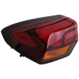 Driver Side, Outer Tail Light, with Bulb, Halogen, Mounts On Body, CAPA CERTIFIED