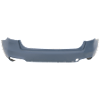 Rear Primed Bumper Cover, For Models With M Sport Package and Without Park Distance Control Sensor