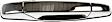 80545CD Front, Passenger Side Chrome Exterior Door Handle, Without Key Hole, Help Series
