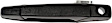 2010 GMC Yukon XL 2500 - Front, Driver Side Black Exterior Door Handle, With Key Hole, Without Chrome Lever, Help Series
