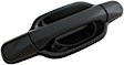 82809 Front, Passenger Side Smooth Black Exterior Door Handle, Without Key Hole, Help Series