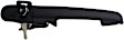 93132 Driver or Passenger Side - Sliding Door Black Exterior Door Handle, Without Key Hole, Help Series