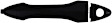 96616 Front, Driver Side Black Exterior Door Handle, With Key Hole, Help Series