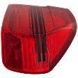 2007-2008 BMW 335i - Passenger Side, Outer Tail Light, without Bulb, Halogen, Red Lens, Base Model, Sedan