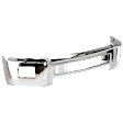 2015-2019 Chevrolet Silverado 3500 HD - Front Bumper, Chrome, With Fog Light Holes, With Parking Aid Sensor Holes, Without Mounting Brackets