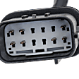 2016-2017 Chrysler 200 - Passenger Side Headlight, with Bulb, Halogen, LX Model, without Daytime Running Light, CAPA Certified