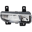 Front, Passenger Side LED Fog Light, With bulb(s)