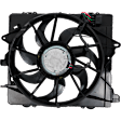 Radiator Fan Assembly, 2.0L/3.6L Engines, Heavy-Duty Cooling, With Oval Connector