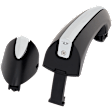 2021-2024 Chevrolet Trailblazer - Front, Passenger Side Black with chrome insert Exterior Door Handle, Without Key Hole
