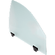 Front, Passenger Side Door Glass, Green Tint, With Clip, 4-Door, Sedan, Replaces NAGS No. DD09850GTY