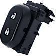 Front Door Lock Switch Black