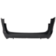 Rear Primed Bumper Cover, Type 2, CAPA CERTIFIED