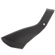 Front, Driver Side, Outer Bumper Filler, Textured Black, For Models without Park Assist Sensor Holes, with Parking Sensor, Type 2 Bumper Filler