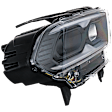 Passenger Side LED Headlight, With bulb(s), Clear Lens, Black Interior