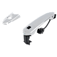 Front, Passenger Side Chrome Interior Door Handle, Without Key Hole