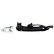 Front, Passenger Side Chrome Interior Door Handle, Without Key Hole