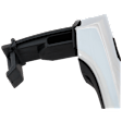 Front, Passenger Side Chrome Interior Door Handle, Without Key Hole