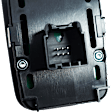 Front, Passenger Side Window Switch, Black, 3 Buttons