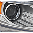 Passenger Side Headlight, without Bulb, HID/Xenon, Clear Lens