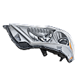 Passenger Side Headlight, without Bulb, HID/Xenon, Clear Lens