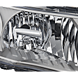 Passenger Side Headlight, without Bulb, HID/Xenon, Clear Lens
