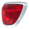 Passenger Side, Outer Tail Light, with Bulb(s), Halogen, Mounted On Body