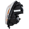 2009 Cadillac CTS - Driver Side Halogen Headlight, With bulb(s), For Models Without Performance Collection Package, OE Replacement