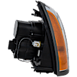 Passenger Side Headlight, with Bulb, Halogen, Clear Lens, Base Model