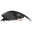 Passenger Side, Outer Tail Light, with Bulb, Halogen, Clear Lens, CAPA CERTIFIED