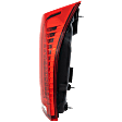 2008-2014 Cadillac CTS - Passenger Side Tail Light, with Bulb, Halogen, Clear and Red Lens, Sedan, 2nd Gen