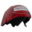 2011-2016 Chrysler Town & Country - Passenger Side Tail Light, with Bulb, LED, Clear and Red Lens, CAPA CERTIFIED