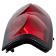 Driver Side Halogen Tail Light, without Bulb, Fleetside, CAPA Certified