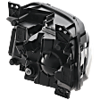 2015-2016 Dodge Charger - Passenger Side Headlight, with Bulb, Halogen, Smoked Lens, with LED DRL