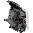 Passenger Side Headlight, with Bulb, Halogen, Chrome Trim