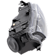 2010-2012 Ford Fusion - Passenger Side Headlight, with Bulb, Halogen, Clear Lens, CAPA Certified