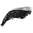 Passenger Side Headlight, with Bulb, Halogen, Chrome Interior, S Model, CAPA Certified