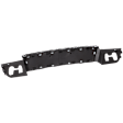 Front Bumper Grille, Black Shell with Chrome Insert