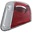 Driver Side Tail Light, with Bulb, LED, Clear and Red Lens