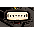 Driver Side Tail Light, with Bulb, LED, Clear and Red Lens