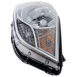 Passenger Side Headlight, with Bulb, Halogen, Clear Lens