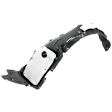 Front, Driver Side Fender Liner, Except Hybrid Model, CAPA CERTIFIED